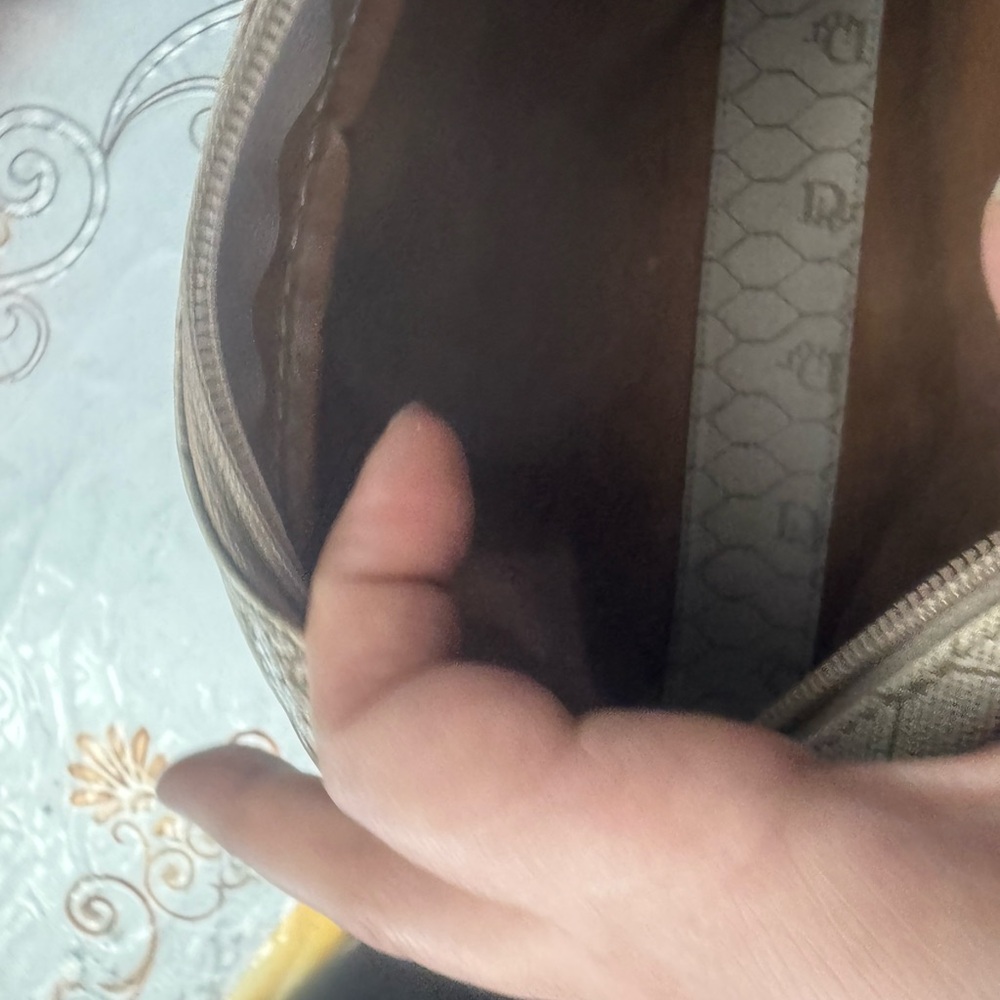 Dior Beige & Brown Monogram Crossbody Shoulder Bag - Picture 6 of 7